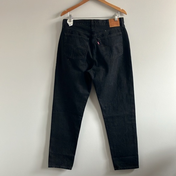 Premium Levi’s 501 black tapered slim jeans New button fly - Picture 8 of 13